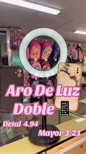 Aro de luz doble 📍Estamos ubicados en la avenida universidad la hoyada centro comercial Liberty PB local 11 🚚Hacemos envios a nivel nacional: MRW TEALCA Zoom 📌Contactonos vía WhatsApp al 04128484002📲 #pedido #caracasvenezuela #arodeluz #lahoyada