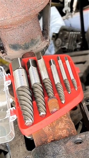 Screw extractors tools used to remove broken or damaged screws, bolts, or studs