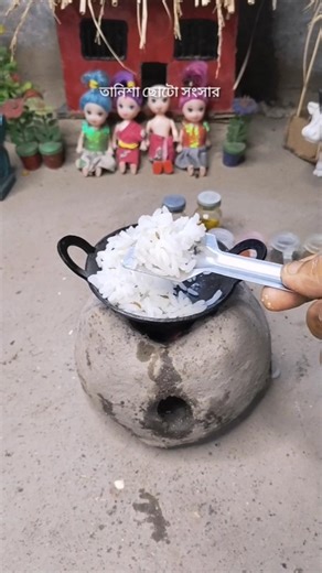 mini kitchen Bengali jire rice recipe 🍚#youtubeshorts #shorts #cooking #food #recipe #asmrvideo