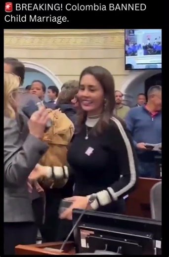 BREAKING! Colombia BANNED Child Marriage.