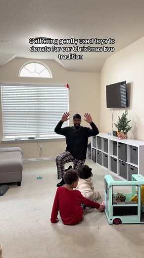 Gathering Toys for Christmas Donation