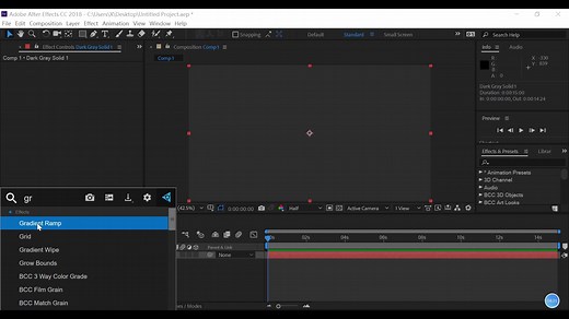 【AE技巧】快速添加AE效果，FXConsole帮你提高效率