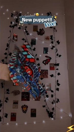 Vox Hazbin Hotel Paper Dragon Puppet #hazbinhotel #vox #dragonpuppet #paperdragon #paperdragonpuppet