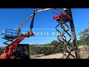 How to Build a 40x50x14 Metal Building