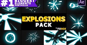 Explosion Elements Pack | Motion Graphics Pack