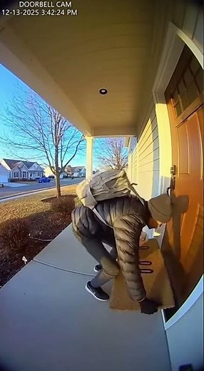 Porch Pirate Pranked by Powder Trap Package
