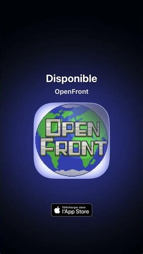 Nouvelle app: OpenFront #informatique #application #apple #development