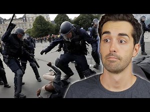 The violence of the French police...