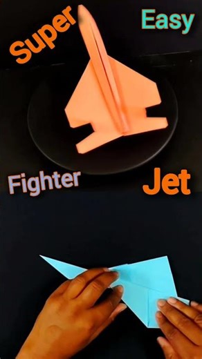 How to make a Super Easy Fighter Jet ✈️