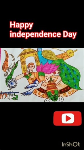 15 august drawing/happy independence day drawing #short #independenceday