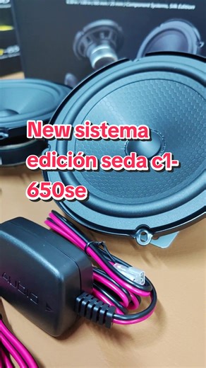 Nuevo sistema de altavoces JL Audio C1-650SE Edición seda