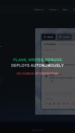 This AI Built, Debugged, and DEPLOYED an Entire App Alone - Devin #Shorts