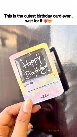 DIY-Aesthetic birthday gift card for him/her ❤️😍|#shorts#trending#love#art#birthday#gift#cards#yt