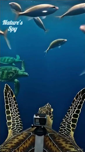 Turtle Camera Journey | Giant Whale, Ocean Life & Mysterious Shipwreck Discovery