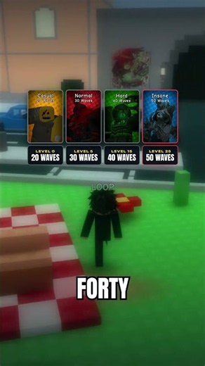 Retro Tower Defense Insane Mode: Level 25 And 50 Waves #retrotowerdefense #rtd #roblox