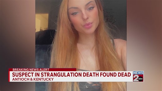 Suspect in deadly strangulation found dead in Kentucky