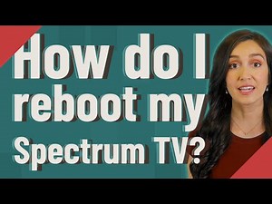 How do I reboot my Spectrum TV?