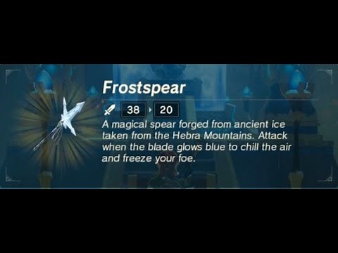 Frostspear | Respawn Location #1 | Zelda BOTW