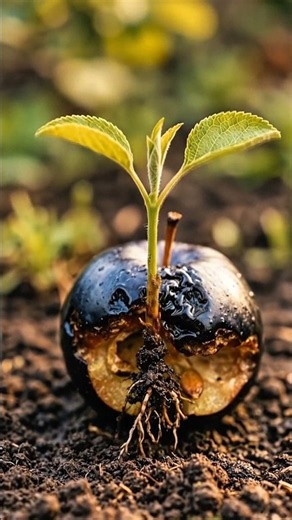 🖤🍎 This Black Apple Grows Into a New Tree! 🤯