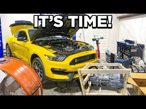 IT'S TIME!! My 950HP Shelby GT350 is Getting a BUILT TRANSMISSION!!