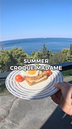 Summer Croque Madam #invisacook #invisacook_europe #cookingwithinvisacook