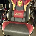 Marvel Avengers Gaming Chair Desk Office Computer Racing Chairs -Adults Gamer Ergonomic Game Reclining High Back Support Racer Leather (Captain America, Navy Blue)