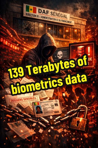 139 Terabytes of data potentially stollen from DAF #pastef #Senegal #CyberSecurité