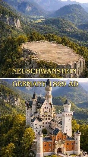 How Neuschwanstein Castle Was Built | 1869 Timelapse