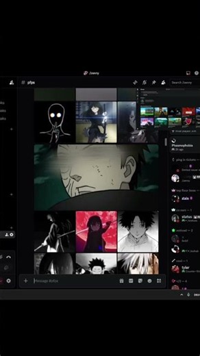 discord server with pfps and banners