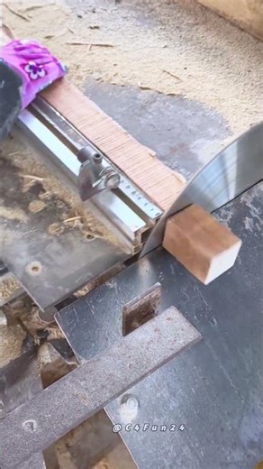 High-Speed Precision Timber Cutting Using a Professional Sliding Table Saw
