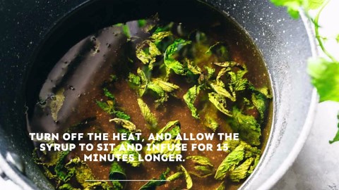 Fresh Mint Simple Syrup