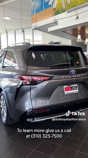 2023 Toyota Sienna Platinum Hybrid 😍 This is the PERFECT family van! Come check it out before its gone #sienna #hybrid #hybridcar #van #toyota #dchtoyotaoftorrance #dchonpch #torrance #losangeles #cartok #memorialdayweekend
