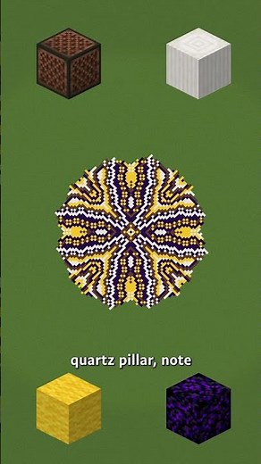 Minecraft patterns with your blocks