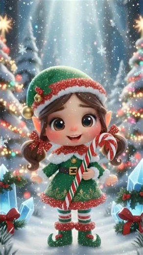 Cutest Christmas Elf Ever! 💫❄️ (She Blew a Kiss 😍)