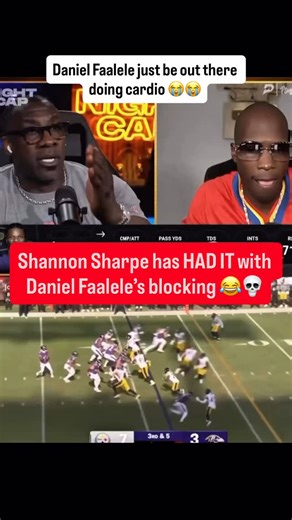awarenessfeedtvsports on Instagram: "Shannon Sharpe is going OFF on Daniel Faalele (77)"