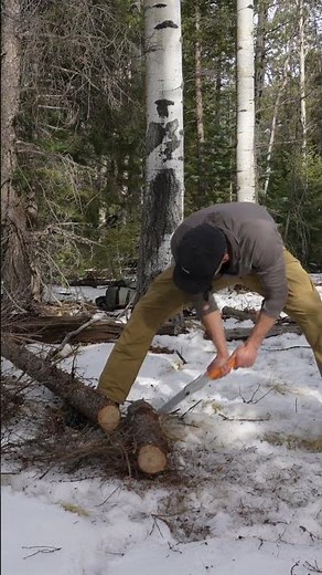 Solo Winter Camping In Snow | Tarp Shelter, Ferro Rod, Fatwood