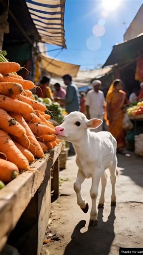 Carmen Ai on Instagram: "This Calf Stole Food Out of Pure Love #ai #reels"