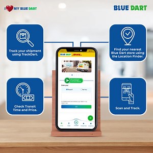 User-friendly, secure and reliable. Download the My Blue Dart App from the Google Play store and Apple App store. #MyBlueDartApp #DHLeCommerce #WeMoveSoYourWorldCanMove #BlueDartIT #IfItsImportantBlueDartIT | Blue Dart