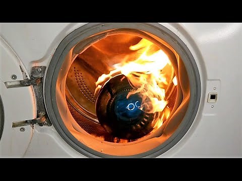 Experiment - Fireball - in a Washing machines