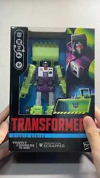 Transformers Studio Series 86 SCRAPPER UNBOXING and TRANSFORMATION
