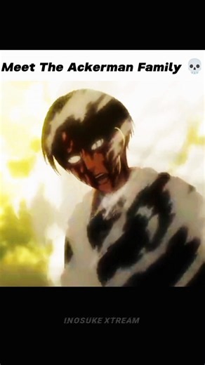 Every Family in AOT... Until the Ackerman Family 💀| #levi #mikasa #aot #shorts