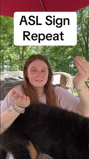 Learn How To Sign "Repeat" in ASL for Beginners | American Sign Language #shorts
