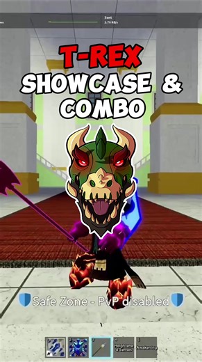 New T-rex Fruit Showcase in Blox Fruits - Sea Event