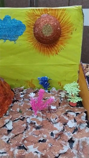 Science model #sciencemodels #naturaldisastermodel #disastermodel #scienceschoolmodel