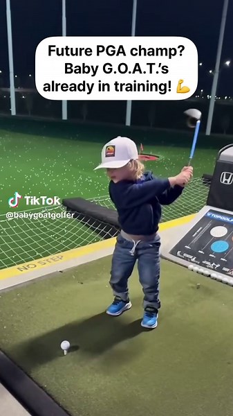 Baby G.O.A.T. is already training like a pro — and it all starts with the right tools. The Lag Shot Baby Club helps him feel the swing, not force it. #golf #golftok #sport #pga #fyp #foryoupage #foryou