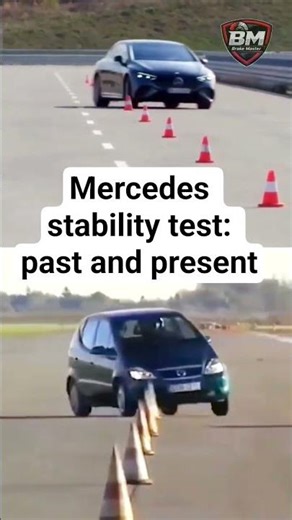 "#Mercedes Stability #Test: From Past to Present 🚗💨"