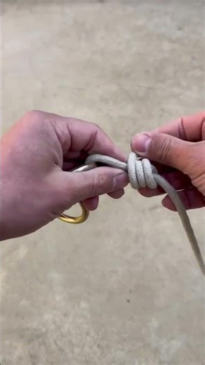 Simple rope tying method tutorial for strong, secure, and reliable knots #ropeknot #DIY #lifehack