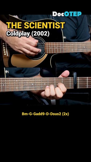 100K views · 2.9K reactions | The Scientist - Coldplay (Easy Guitar Chords Tutorial with Lyrics) FB REELS | Doc OTEP Studio | Facebook