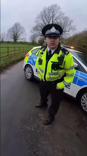 UK police officer Snaps at Me for Filming His Crash!