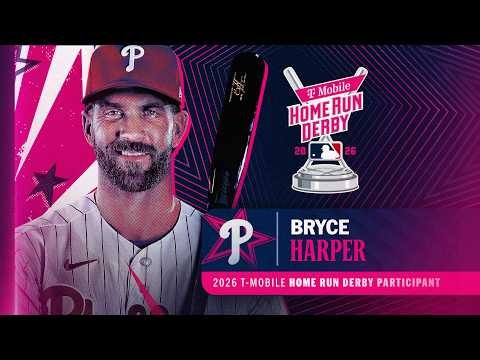 BRYCE HARPER IS COMPETING IN THE 2026 MLB HOME RUN DERBY! 😯 (His 10 longest MLB home runs EVER!)
